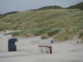 summer tiem at the beach of Juist photo