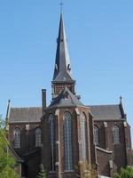 The city of Maastricht at the river Maas in the netherlands photo