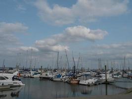 Dornumersiel at the german north sea coast photo