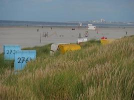 the beach of german island Juist photo