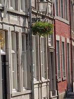 The city of Maastricht at the river Maas in the netherlands photo