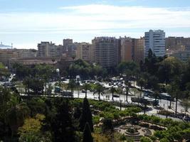 the city of Malaga in Spain photo