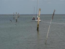 Dornumersiel at the german north sea coast photo