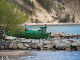 the baltic sea near gdansk in poland photo