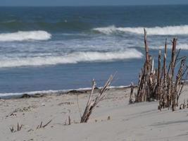 The beach of Juist island in germany photo