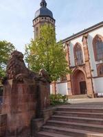 la pequeña ciudad de kandel en el pfalz alemán foto