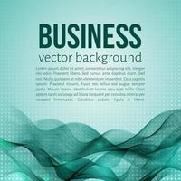 Bright green moving wavy lines. Business background. Easy to edit design template for your presentations. vector