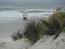 summer tiem at the beach of Juist photo