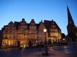 bremen en el río weser en alemania foto