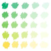 Colorful and gradient spots simple art vector illustration