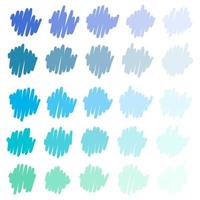 Colorful and gradient spots simple art vector illustration