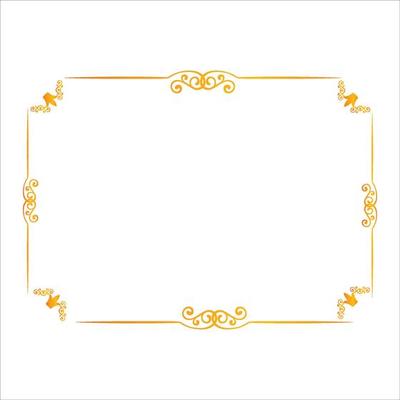 golden pattern photo frame design, photo frame design with the golden colour