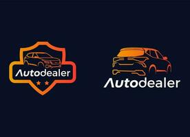 Automotive and Cars Dealer Logo Design Template. vector