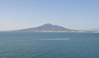 Mount Vesuvius volcano in Naples photo