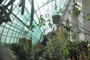 English garden at the Royal palace aka Reggia in Caserta photo