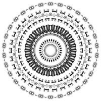 Mandala. Decorative round ornament in oriental style vector