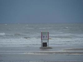 at the beach of Juist island photo