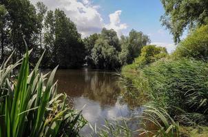 the river Ems near Weener in germany photo