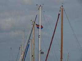 Dornumersiel at the german north sea coast photo