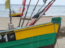 the beach of Sopot in Poland photo