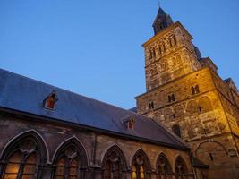 The city of Maastricht at the river Maas in the netherlands photo