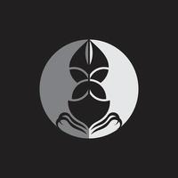 vector de logotipo de símbolo de diseño de sombra de barco de vela