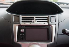 Console panel of the car photo