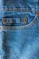 jeans pocket close up photo