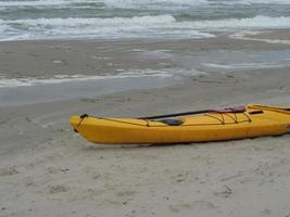 the beach of Juist in germany photo