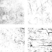 Grunge textures collection vector