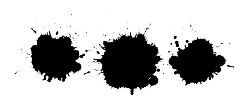 grunge blots vector illustration