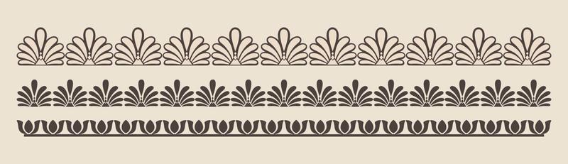 border oriental arabesque vector eps 10