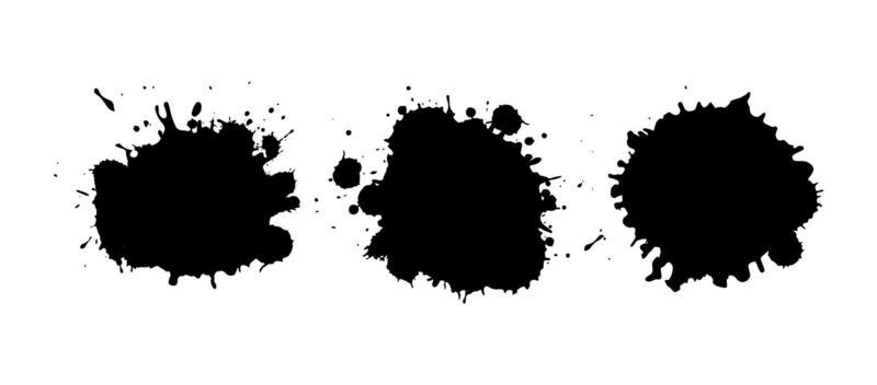 Grunge Ink Splatter Collection Vector