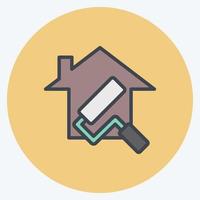 Icon Renovation. suitable for education symbol. color mate style. simple design editable. design template vector. simple illustration vector