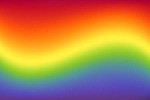 Rainbow fantasy background. Wavy illustration. Bright multicolored sky. Vector