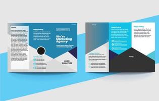 Tri Fold Brochure Design vector