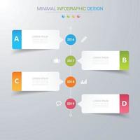 Business infographic template  with icon ,vector design illustration vector