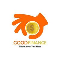 Good finance logo design template illustration vector