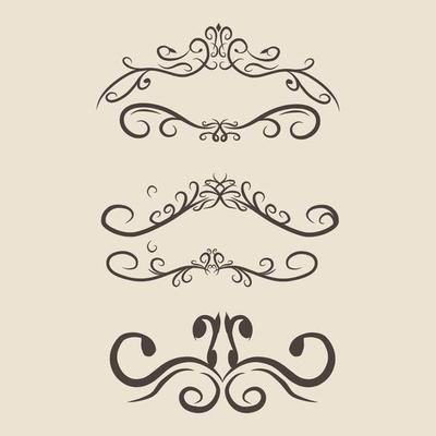 Creative Dividers Set Vector