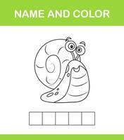 Name and color 12 vector