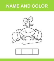 Name and color 2 vector