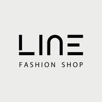 fashion company logo concept with several lines forming the name vector