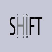 typographic art with one of the letters in the writing resembling a written word vector