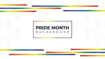 Pride Month Banner, Pride Month Background On Pride Month Colorful Rainbow Concept LGBT vector