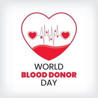 día mundial del donante de sangre 14 de junio vector fondo del día del donante de sangre