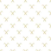 Simple flowers and branches seamless pattern on pale yellow background, vector illustration fall concept.