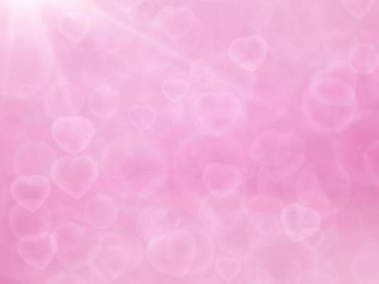 Shining heart bokeh background.