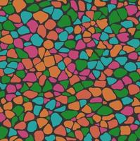 Seamless colorful chaotic mosaic pattern. vector