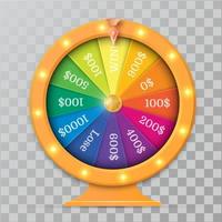 wheel of fortune 3d object vector