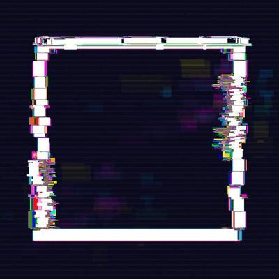 Glitched Square  Frame Design